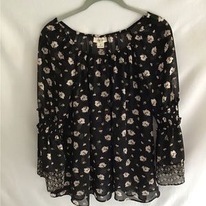 Style & Co floral blouse
